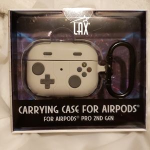 LAX Carrying Case for Apple AirPod 1st and 2nd Gen NIB - Grey Controller